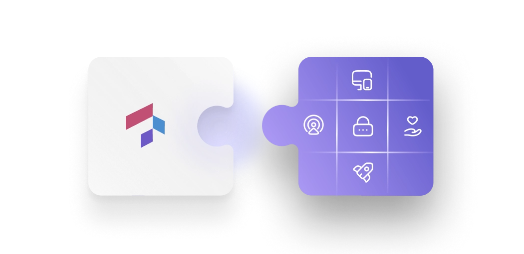 FileScience logo connecting with features